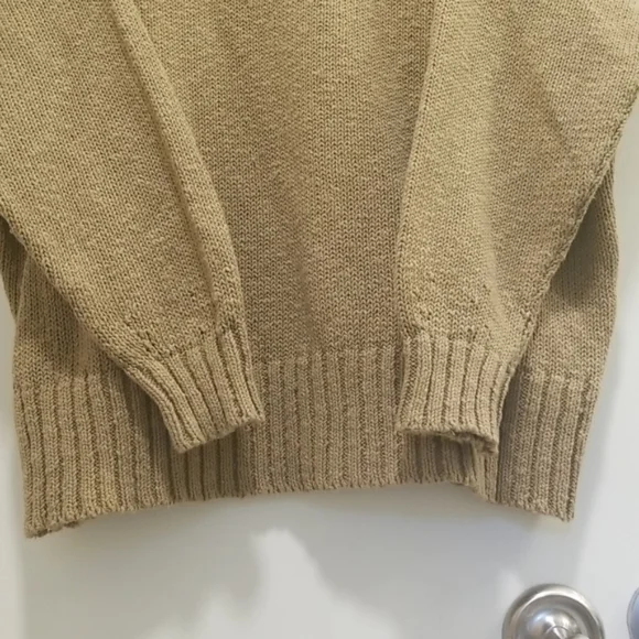 Jenni Kayne Cruise Cocoon Crewneck Sweater Safari Tan Small/Med Oversized! EUC! - Picture 7 of 12
